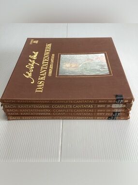 J.S. Bach Das Kantatenwerk Complete Cantatas Vol 6 - 10 Box Sets 10 LP w Books